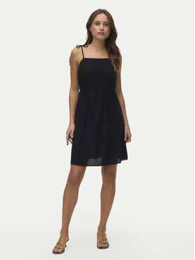 Vero Moda Vero Moda Letné šaty Mymilo 10340527 Čierna Regular Fit