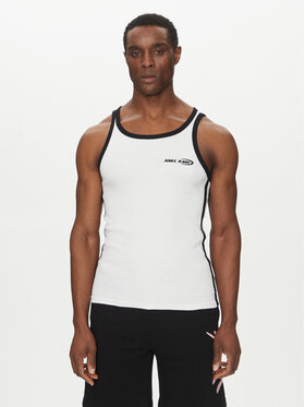 Karl Kani Karl Kani Tank top Ellipse 60310050 Alb Slim Fit