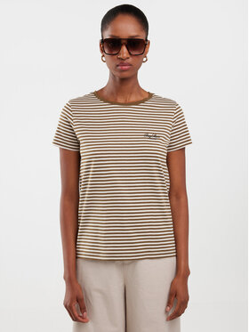 BIG STAR BIG STAR T-Shirt ZENAIDA_303_150 Zielony Basic Fit