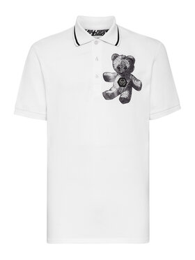PHILIPP PLEIN PHILIPP PLEIN Polokošile 389 Bílá Slim Fit