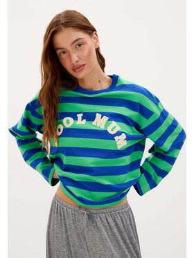 Mirons Mirons Longsleeve Print Kolorowy Regular Fit