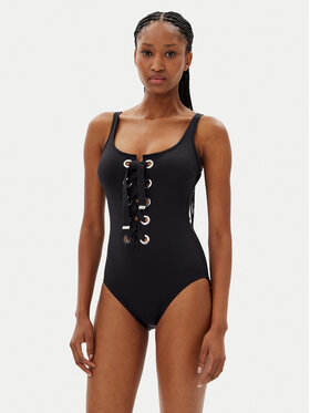 MICHAEL Michael Kors MICHAEL Michael Kors Costum de baie MM3Q456 Negru Regular Fit