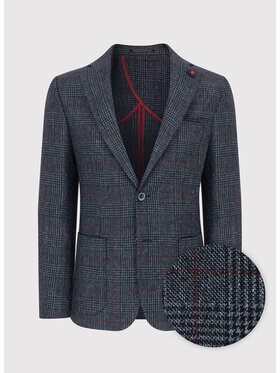 Pako Lorente Pako Lorente Marynarka P23WP-3X-025 Granatowy Slim Fit