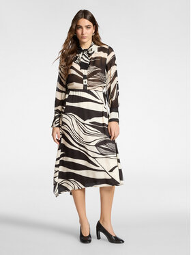 Elena Mirò Elena Mirò Spódnica midi 1026Z000070N001 Czarny A-Line Fit