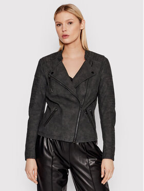 ONLY ONLY Куртка зі штучної шкіри Ava 15102997 Чорний Regular Fit