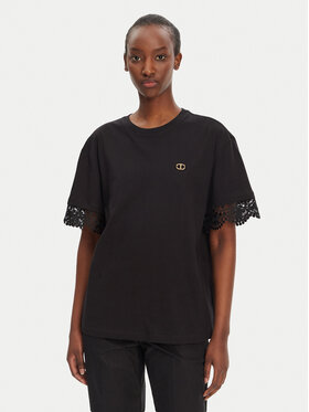 TWINSET TWINSET T-särk 251TT2410 Must Relaxed Fit