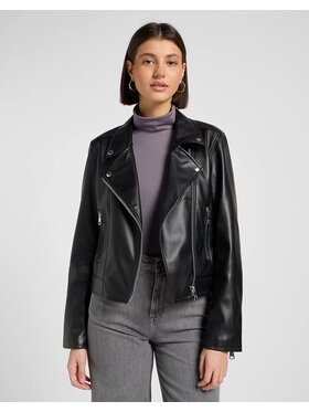 Lee Lee Kurtka przejściowa MOTO JACKET Czarny Regular Fit