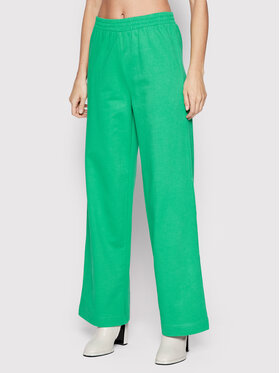 Pieces Pieces Pantaloni trening Vienna 17123778 Verde Relaxed Fit