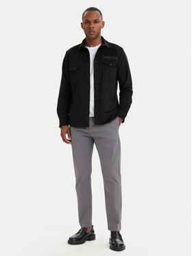 HUGO HUGO Hemd Ekel 50566311 Schwarz Oversize