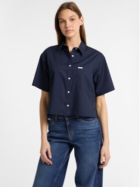 Guess Jeans Guess Jeans Top 173641 Niebieski Classic Fit
