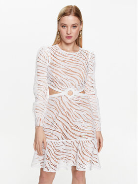 MICHAEL Michael Kors MICHAEL Michael Kors Kasdieninė suknelė MS381MA8CT Balta Regular Fit