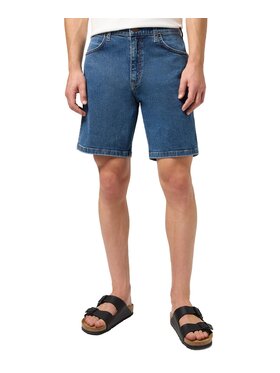 Wrangler Wrangler Szorty jeansowe 112350662 Niebieski Regular Fit