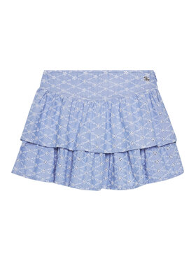 Guess Guess Minigonna J5GD23 WH7K0 Blu Regular Fit