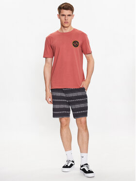 Quiksilver Majica Core Bubble EQYZT07232 Oranžna Regular Fit