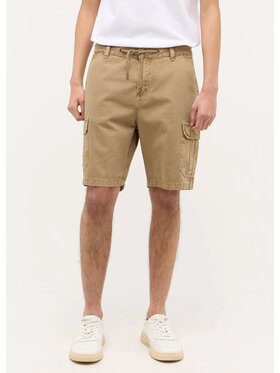 Mustang Mustang Pantaloncini di tessuto CHICAGO SHORTS Z Beige Regular Fit