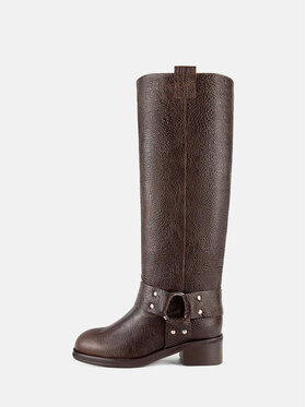 L37 L37 Kozaki BIKER GANG 36 Brązowy