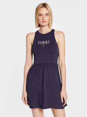 Tommy Jeans Tommy Jeans Sukienka codzienna Lala Skater DW0DW12857 Granatowy Regular Fit