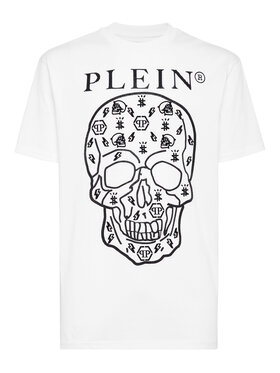 PHILIPP PLEIN PHILIPP PLEIN T-Shirt 177 Biały Regular Fit