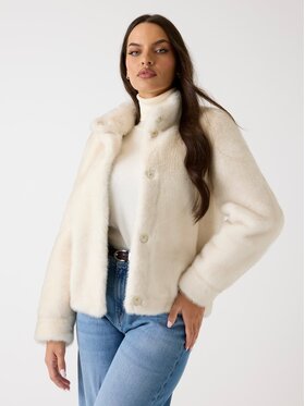 Guess Guess Μπουφάν μεταβατικό 179847 Λευκό Classic Fit