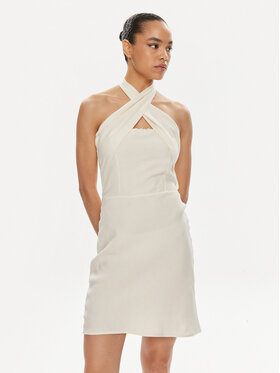 Patrizia Pepe Patrizia Pepe Vasaras kleita 2A2779/A052-W362 Écru Regular Fit