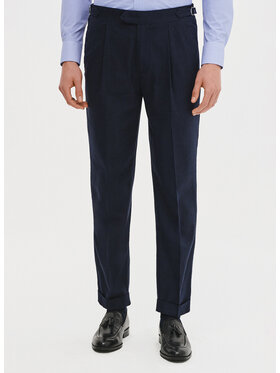 Pako Lorente Pako Lorente Spodnie materiałowe P25SF-WX-003 Granatowy Regular Fit