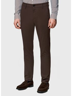 Pako Lorente Pako Lorente Chinosy P26SF-WX-009 Brązowy Slim Fit
