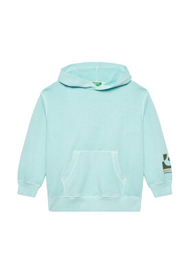 United Colors Of Benetton United Colors Of Benetton Felpa 3WITC204G Blu Relaxed Fit