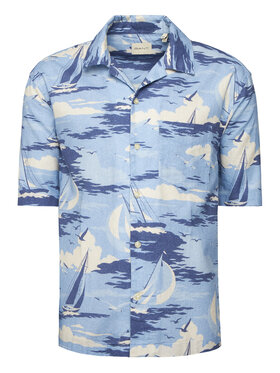 Gant Gant Koszula 3250048 Niebieski Relaxed Fit