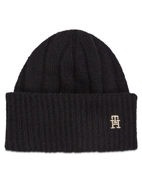 Tommy Hilfiger Tommy Hilfiger Cepure Th Timeless Beanie AW0AW15307 Melns
