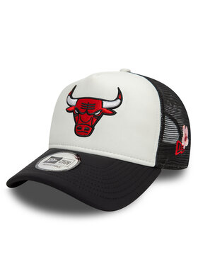 New Era New Era Czapka z daszkiem Chicago Bulls Nba Flower 9Forty 60595281 Biały