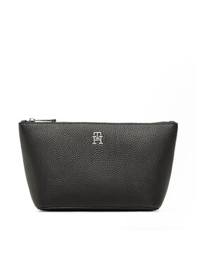 Tommy Hilfiger Tommy Hilfiger Несесер Th Emblem Washbag AW0AW14650 Черен