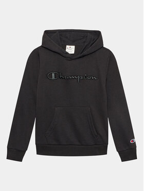 Champion Champion Majica dugih rukava 306340 Crna Regular Fit
