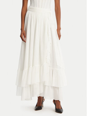 BARDOT BARDOT Spódnica maxi Mirella 60042SB Biały Regular Fit