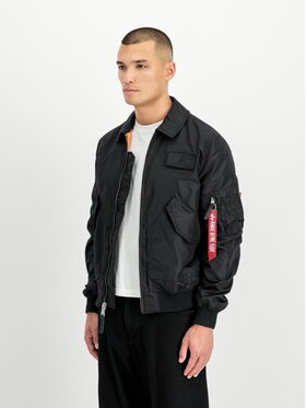 Alpha Industries Alpha Industries Bunda pro přechodné období AI.266101 Černá Slim Fit