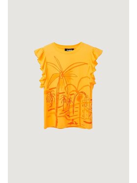 Desigual Desigual T-shirt TS SHALMA Arancione Shirt Fit