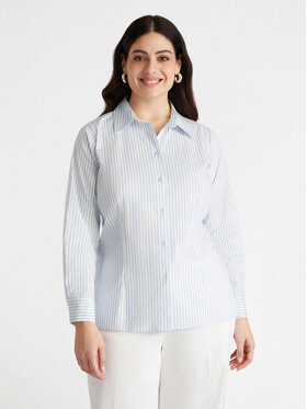 Fiorella Rubino Fiorella Rubino Koszula 5113T001354N0S1 Turkusowy Regular Fit