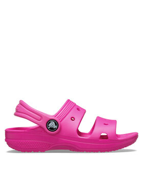 Crocs Crocs Basutės Toddler Classic Crocs Sandal 207537 Rožinė