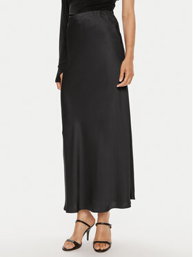 ViCOLO ViCOLO Maxi szoknya TB0342 Fekete Regular Fit