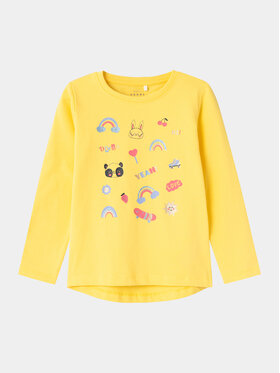 NAME IT NAME IT Blusa Vix 13224958 Giallo Standard Fit