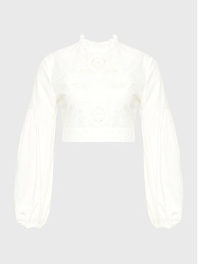 IXIAH IXIAH Блуза X221-50283 Бял Regular Fit