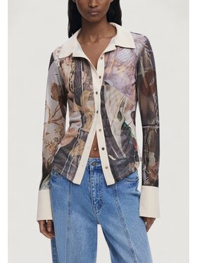 Desigual Desigual Camicia TS_EYRE Beige Casual Fit