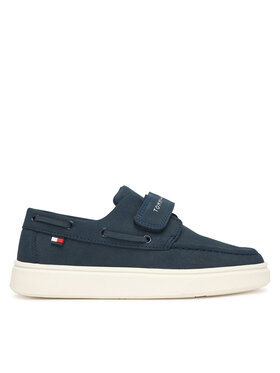 Tommy Hilfiger Tommy Hilfiger Poltopánky Low Cut Velcro T1B4-34340-0315 S Tmavomodrá