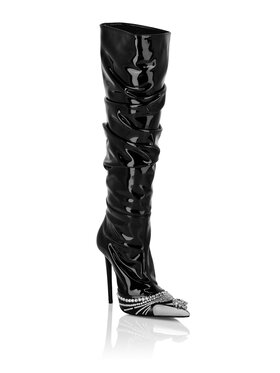 PHILIPP PLEIN PHILIPP PLEIN Kozaki 20707 Czarny