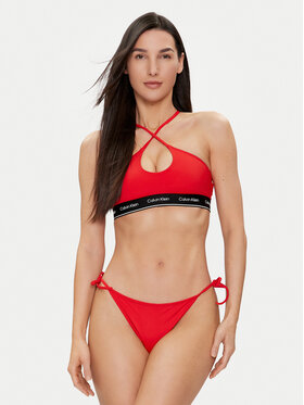 Calvin Klein Swimwear Gornji Del Bikini KW0KW02426 Rdeča