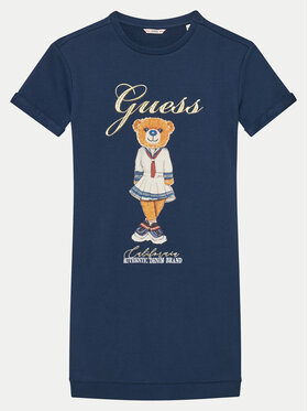 Guess Guess Повсякденна сукня J5RK28 KAD74 Голубий Regular Fit