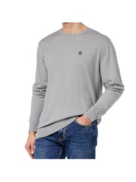 Tommy Hilfiger Tommy Hilfiger Svetr Crew Neck Knit Šedá Regular Fit
