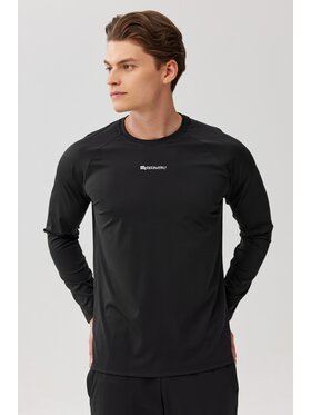 ROUGH RADICAL ROUGH RADICAL Koszulka techniczna PROOF TEE LS Czarny Reglan Fit