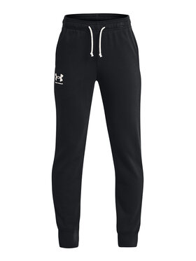 Under Armour Under Armour Spodnji del trenirke UA Rival Terry Joggers 1377254 Črna Regular Fit
