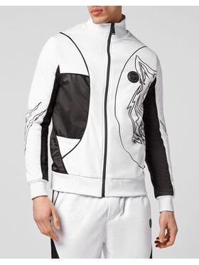 Plein Sport Plein Sport Komplet top i spodnie 2231 Biały Regular Fit