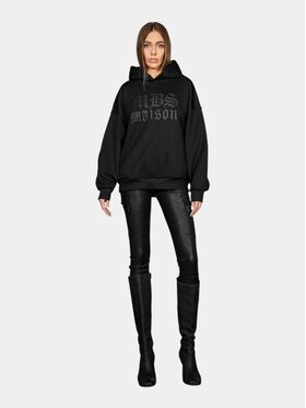 MADE BY SOCIETY MADE BY SOCIETY Kurtka anorak Ghotic Script - H27758 Czarny Basic Fit